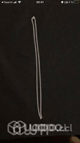 Cadena de plata italiana