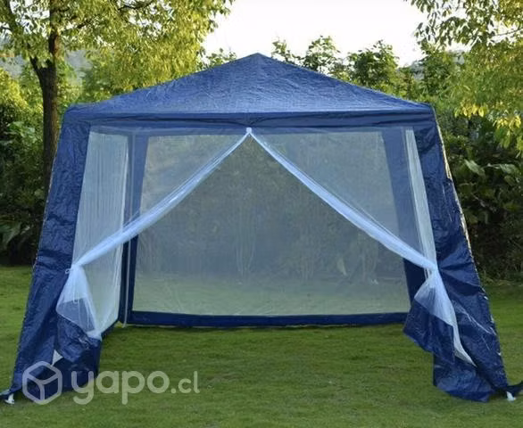 Toldo azul con malla (mosquetero) nuevo