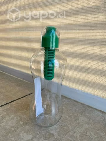 Botella para el agua con filtro de carbón