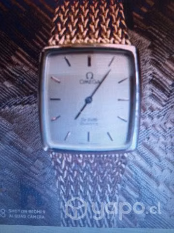 Reloj Omega Enchapado Oro 18k Precioso Semi Nuevo