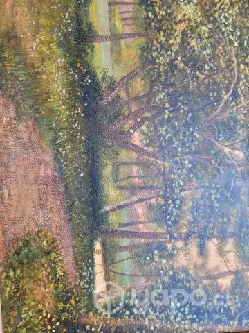 Antiguo óleo sobre tela firmado