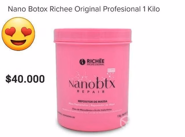 Mascara de tratamiento profesional Nanobtx Richee