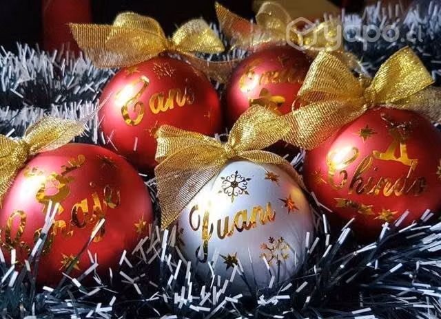 Esferas de navidad 100% personalizadas