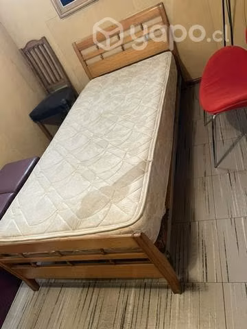 Cama de 1 plaza con colchón incluido