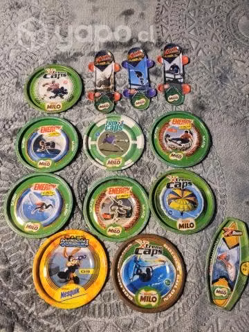 Tazos Milo y pelota magnetica
