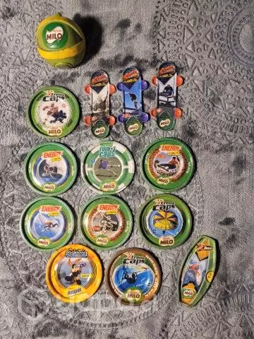 Tazos Milo y pelota magnetica