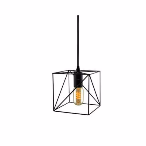 Lampara De Fierro Colgante Diseño Moderno