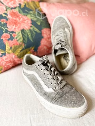 Zapatillas Urbana Vans Old Skool glitter Talla 35