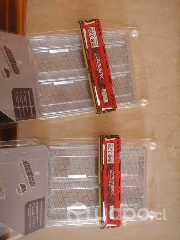 RAM 8gb y 4gb DDR4 2666mhz ballistix sport