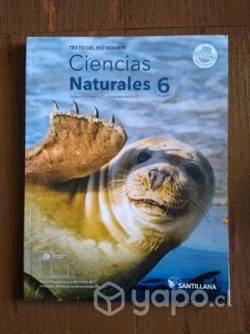 Libros de Ciencias Naturales 6° Basico