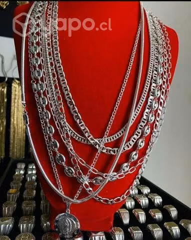 Cadenas de plata ley 925