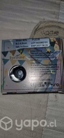Lentes de contacto para hallowen nuevos