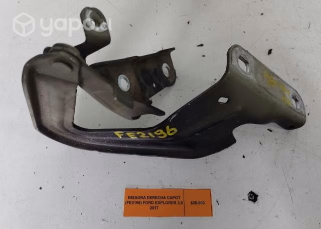 Bisagra Derecha Capot (FE2196) Ford Explorer 3.5