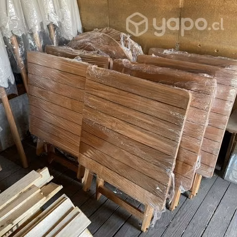 Mesa Madera Cuadrada