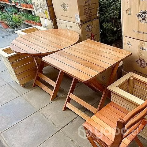 Mesa Madera Cuadrada