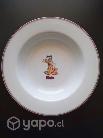 Plato Pluto Colección Made in Japan Original Disne