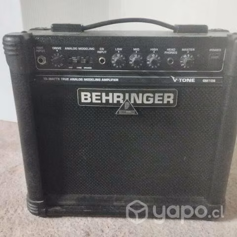Amplificador behringer v-tone gm108 15w