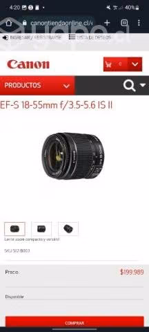 Camara Canon