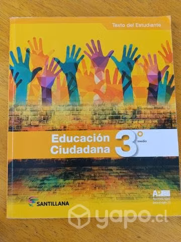 Libro Santillana 3° Medio Educ. Ciudadana