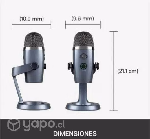 Microfono Blue Yeti Nano Shadow Grey 