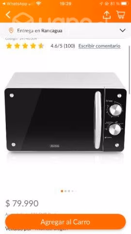 Microondas 21L