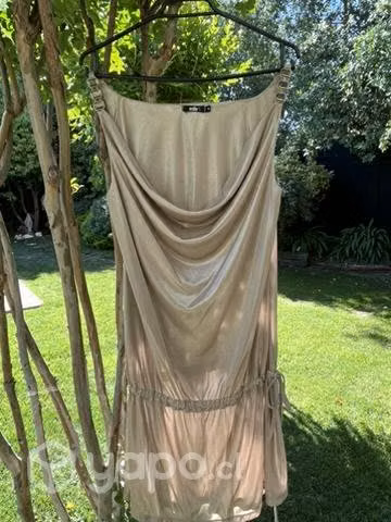 Vestido de lurex seda talla L traído de brasil - Imagen 2