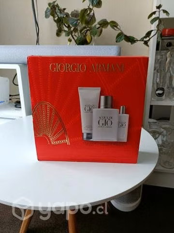 Set Acqua Di Gio Armani Hombre 100ml +15 Ml +75 Ml