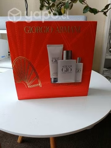 Set Acqua Di Gio Armani Hombre 100ml +15 Ml +75 Ml