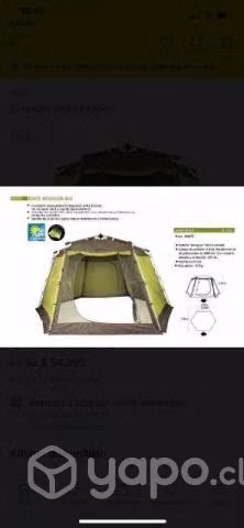 Carpa comedor Hexagon alu