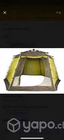 Carpa comedor Hexagon alu
