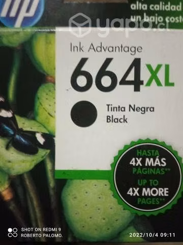 Packs de tintas hp 664xl colores originales - Imagen 2