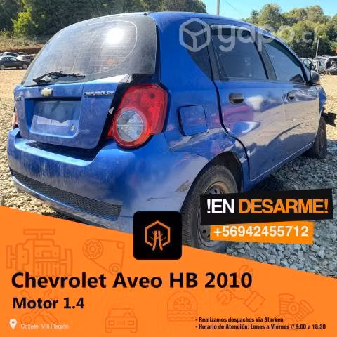 Cañeria hidraulica Chevrolet aveo hb 2010