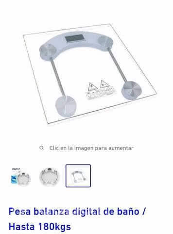Pesa digital de baño