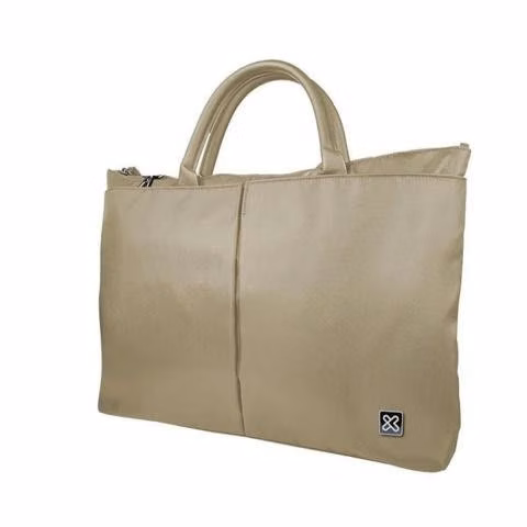 Cartera para notebook beige, hasta 15.6"