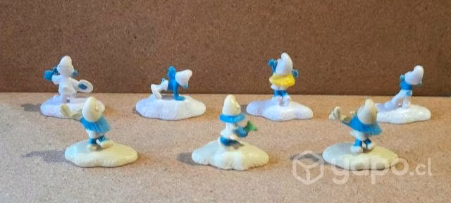 Serie de 7 figuras pitufos peyo 2017 - Imagen 2