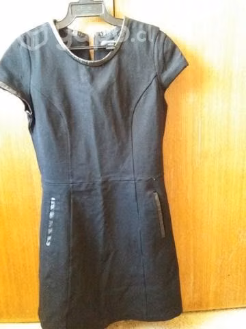 Vestido Con Bolsillos Mango Talla S