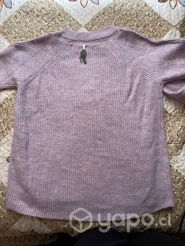 Chaleco sweater Barbados lila/rosado