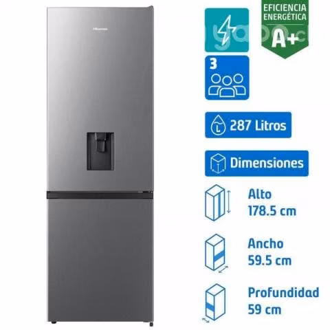Refrigerador no frost bottom 287 litros