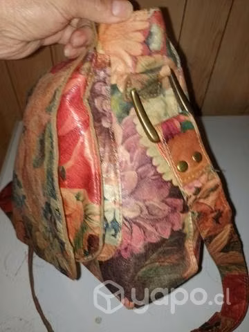 Cartera bolso de cuero juvenil
