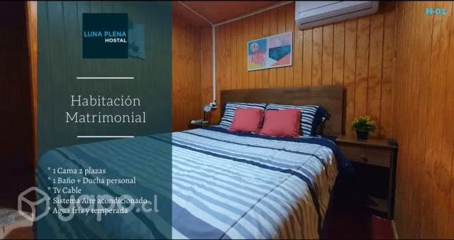 Servicio hospedaje - Luna Plena Hostal