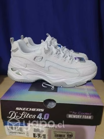 Zapatillas Skechers D'Lites 4.0 Blanco