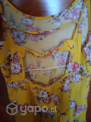Vestido amarillo talla S - Imagen 2