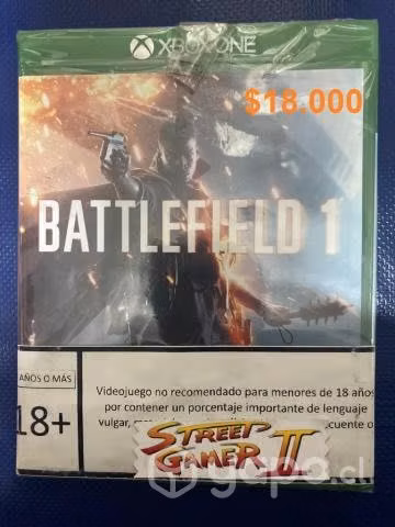 Battlefield 1 xbox one nuevo sellado
