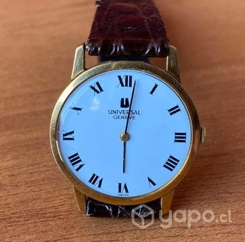 Antiguo Reloj Universal Geneve Mecánico Cuerda