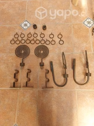 Accesorios para cortinas (óxido)