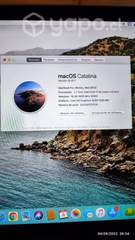 Macbook pro 15.4