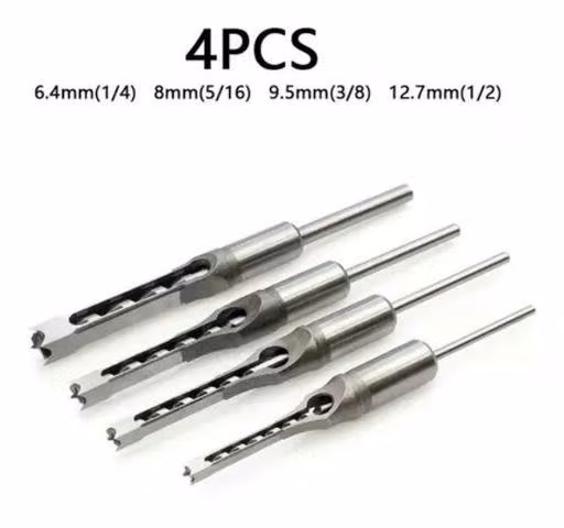 Broca Para Agujeros Cuadrado 4 Pcs