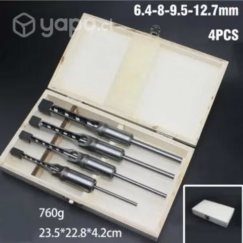 Broca Para Agujeros Cuadrado 4 Pcs
