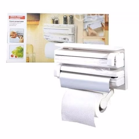Dispensador corta fácil triple papel de cocina toa
