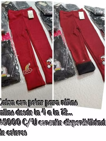 Pijamas, calzas de niña, abrigos de polar y chipor